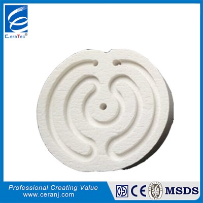 Ceramic Fiber Vacuum Formed Shape Fireproof Pipe Insulation